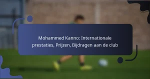 Mohammed Kanno: Internationale prestaties, Prijzen, Bijdragen aan de club